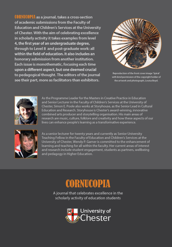 Cornucopia - Issue 3: A Journal That Celebrates Excellence In The Scholarly Activity Of Education Students
